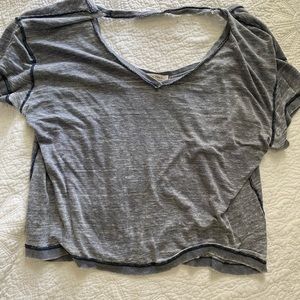 Free people we the free open back tshirt